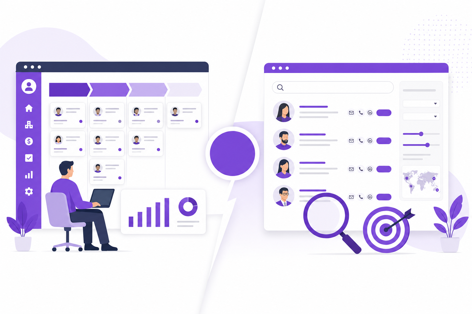 CRM vs Prospecting Software — B2B CRM and sales ops guide