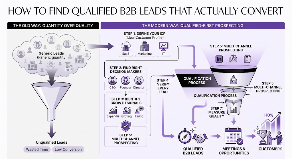 How to find qualified B2B leads that convert