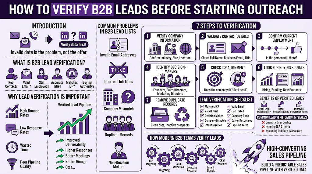 How to verify B2B leads before outreach