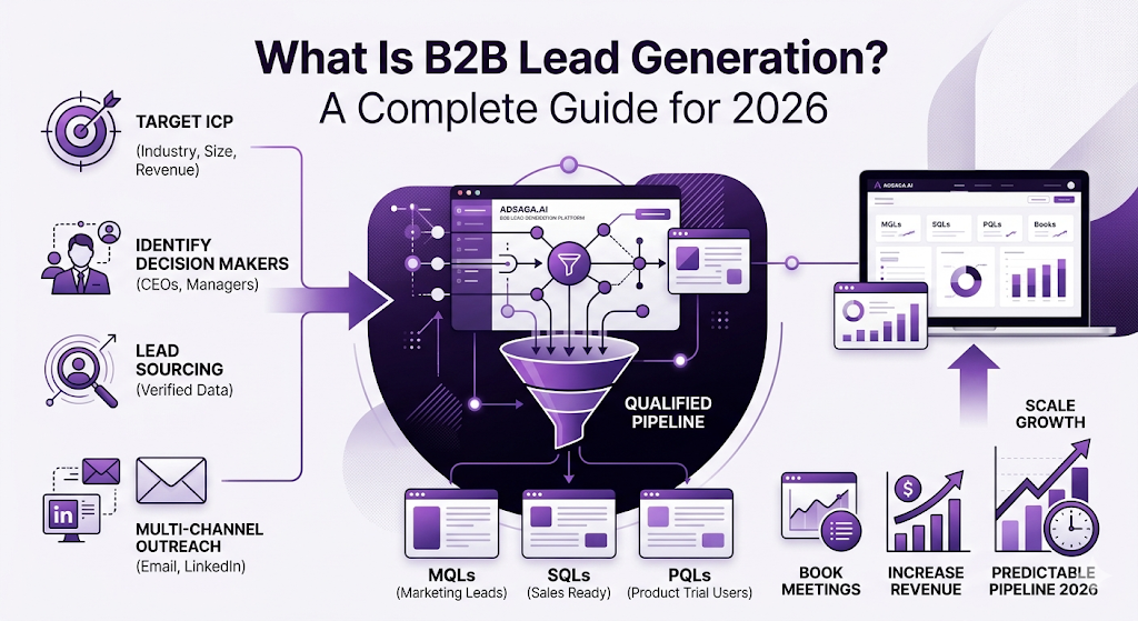 What is B2B lead generation — complete guide for 2026